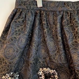 ZARA embellished jacquard skirt Size L